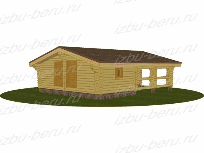 хозблок с гаражом ХБ-01 (4)